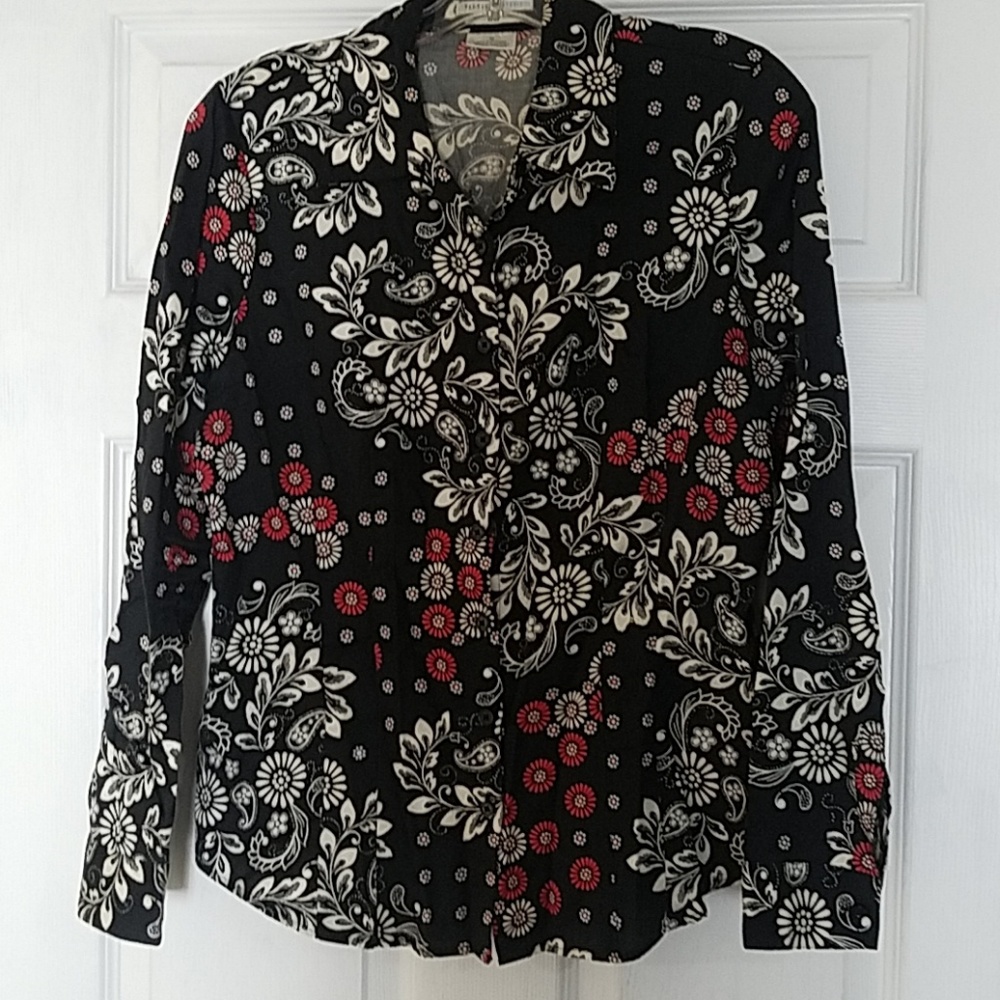 Statement Patterned Button Down - image 1